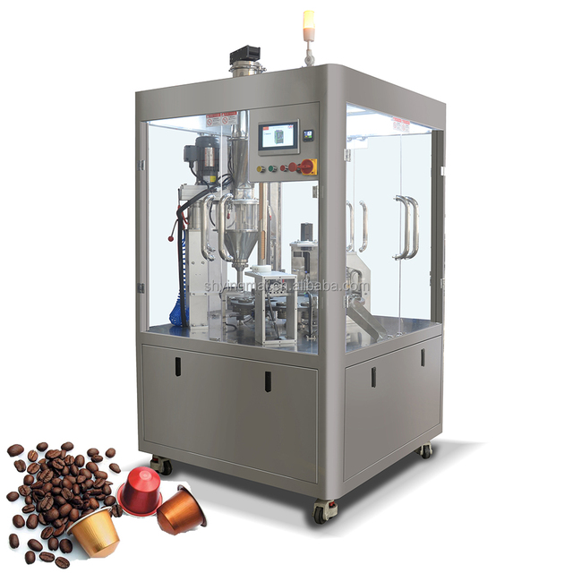 Food Level Nespresso Coffee Capsule K Cup Filling Packing Machine Espresso Capsule Filling Machine Manufacturer