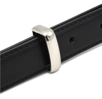 Cloxy Ceintures et Accessoires – Boucle de ceinture en cuir 15-35 mm avec anneaux en D pour attache de ceinture, boucle en métal en forme de D