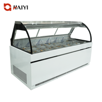 Refrigerador Comercial para Carnes Frías con Sistema de Gravedad, Vitrina Refrigerada para Supermercados
