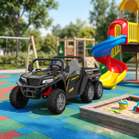 Nouvelle Voiture Électrique Six Roues 2026 pour Enfants, Véhicule Tout-Terrain en Plastique avec Batterie 12V