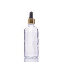 Flacon compte-gouttes en verre pour huiles essentielles, de 5 ml à 100 ml, pour crème visage, mascara, crème de soin et gouttes pour les yeux – Vente en gros