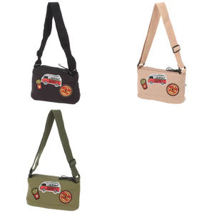 Sac messager en fibre de polyester brodé de grande capacité, fermeture éclair de luxe, doublure imperméable, sac messager pliable portable - Product Image 1