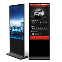Layar Display Iklan 4K Full HD 32 inci, Tipe Totem Vertikal Indoor, Sentuh, WIFI, Perangkat Lunak CMS, LCD Digital, SDK, untuk Lift