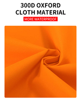 Veste de costume réfléchissante fluorescente orange vert jaune noir en option manteau de chapeau de pluie imperméable moto combinaison imperméable de sécurité
