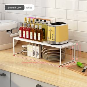 Étagère <span class=keywords><strong>de</strong></span> rangement en métal <span class=keywords><strong>pour</strong></span> table <span class=keywords><strong>de</strong></span> cuisine, cinq niveaux, support <span class=keywords><strong>pour</strong></span> casseroles et bols, séparateur, support <span class=keywords><strong>de</strong></span> service <span class=keywords><strong>pour</strong></span> cuisinière électrique - Product Image 6