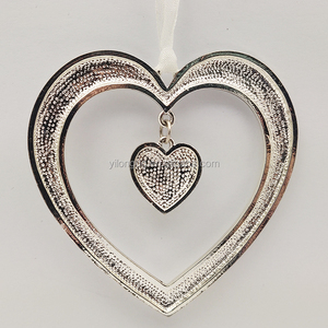 In lega di zinco cuore ciondolo <span class=keywords><strong>natale</strong></span> <span class=keywords><strong>primo</strong></span> <span class=keywords><strong>natale</strong></span> insieme ornamento con ciondolo appeso - Product Image 6