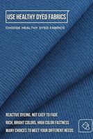Tissu côtelé écologique antistatique extensible teint réactif style cachemire mousse 67% Rayonne 27% Polyester 6% Spandex Densité moyenne