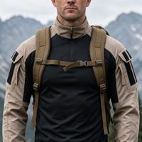 Costume pour homme à manches longues de style américain, équipement d'entraînement en plein air, uniforme tactique, polyester, séchage rapide, vente en gros