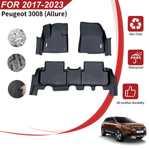 Tappetini impermeabili per auto autotrazione personalizzati in fabbrica 5D per auto impermeabili per <span class=keywords><strong>Peugeot</strong></span> 3008 <span class=keywords><strong>Allure</strong></span> 2017-2023 - Product Image 2