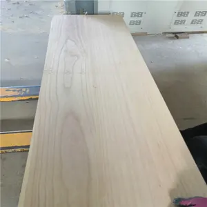 Penjualan laris pabrik lembar kayu Solid Paulownia papan kayu Paulownia