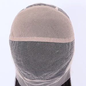 شعبية على استعداد للسفينة البرازيلي شعر بشري أصلي خصلات الشعر المستعار الكامل الدانتيل مع الحرير preplucked شعري الحرير أعلى شعر مستعار دانتيل كامل للنساء - Product Image 3