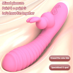 2-In-1G Spot Konijn Vibrator Volwassen Vrouwelijk Seksspeeltje Clitoris Stimulator Dildo Massager 18 + - Product Image 2