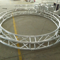 Arco Circular Versátil de Aluminio para Bodas, Iluminación de Escenarios, Exhibiciones y Ferias Comerciales, Uso Interior y Exterior