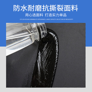 <b>Laptop</b> <b>Backpack</b> <b>15</b> <b>Inch</b> Large Capacity Business Travel Unisex Solid Color Shoulder Straps - Product Image 3