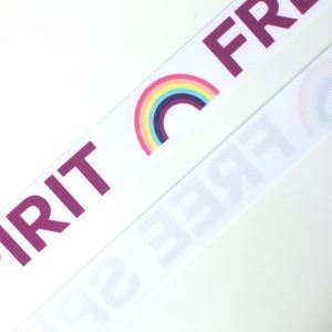 Competitive Price Garment Accessories Underwear <b>Elastic</b> Logo <b>Elastic</b> Printed Webbing Tape Customized Printed <b>Elastic</b> <b>Belt</b> - Product Image 2