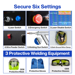 2000W High-Speed Air-Cooled Fiber Cold <strong>Laser</strong> Welder New 3-in-1 DMK Hand-held 1500w <strong>Laser</strong> <strong>Welding</strong> <strong>Machine</strong> For Metal - Product Image 5
