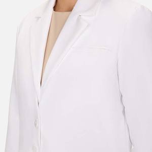 เสื้อคลุมยาวแบบบางสำหรับผู้หญิงเสื้อคลุมทางการแพทย์ผ้าทอใช้ซ้ำได้พิมพ์ลายเครื่องแบบแพทย์ใช้ซ้ำได้ - Product Image 5