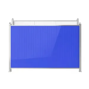 Kolay kullanımlı yatay Colorbond kompozit Post çit çelik tutma çerçevesi kaplamalı düşük bakım su geçirmez kapı