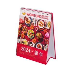 Custom Color Printing High Quality Low Price China Supplier Desk Calendar 2024