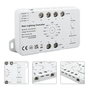 Step-E3 màu duy nhất Cáp chính cầu thang điều khiển ánh sáng phiên bản dễ dàng điều khiển cầu thang với milight từ xa PIR cảm biến chuyển động - Product Image 4