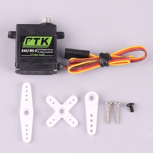 PtK 8462 Mg D Metal Gear Digital High Voltage Servo 6.4kg Cm 6.0v For Rc Airplane Fixed Wing Model - Product Image 1