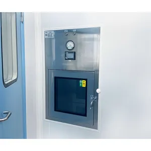 Gmp paslanmaz çelik Transfer penceresi kutudan geçiş kutusu temiz oda için özel statik Pass kutusu