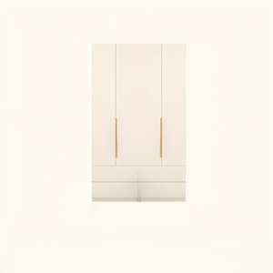 HMHF Nordic Solid Wood <b>Wardrobe</b>, Modern Minimalist Bedroom <b>Storage</b> Cabinet, Floor-to-Ceiling Mesh Door Design - Product Image 5