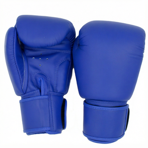 Gants de boxe personnalisés 8oz en cuir PVC blanc confortables et imperméables pour l'entraînement quotidien de kickboxing – Vente chaude - Product Image 1