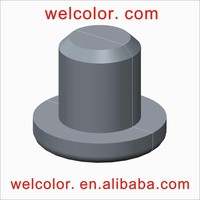 4mm 4.0 4mm accessoires d'instruments optiques pilier de guidage de lumière en silicone colonne de guidage de lampe indicateur de lampe de signal d'alimentation LED en caoutchouc