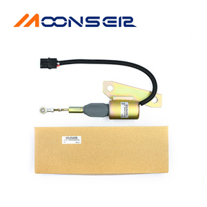 Vanne solénoïde d'arrêt pour générateur diesel Moonsel 3991625 24V pour excavatrices Hyundai R225-7 - Product Image 4