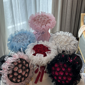 Día de San Valentín Día DE <span class=keywords><strong>LA</strong></span> MADRE Regalos Ramo boda natural secado inmortal eterno para siempre flores rosas preservadas - Product Image 3