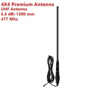 Antena Premium 4x4, antena komunikasi 6.6 dbi-1200mm 477 MHz dengan pegas berat UHF CB radome