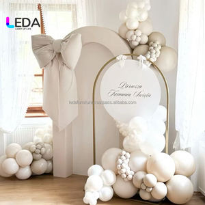 LEDA - Panel de Fondo Arqueado para Decoración de Eventos de Diseño Moderno, Soporte de Fondo Arqueado Redondo para Bodas - Product Image 3