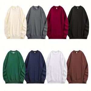 Sudaderas Casuales Acolchadas para Hombre, Cuello Redondo, 100% Algodón, Forro Polar Grueso, Sudaderas con Logotipo Personalizado, Estilo Pullover - Product Image 3