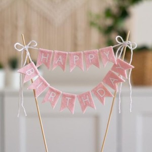 Hiasan Kue Ulang Tahun Pelangi dari Kain Felt, Spanduk <span class=keywords><strong>Mini</strong></span> Warna-warni, Dekorasi Topper Cupcake, Bendera Garland, untuk Anak Laki-laki Perempuan, <span class=keywords><strong>Baby</strong></span> Shower - Product Image 2