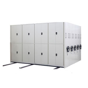 Steel Dense Frame Mobile Shelving Mechanical Sliding Metal Filing Steel <strong>Cabinet</strong> for <strong>Library</strong> and Bookstore - Product Image 2