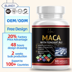 Zwarte <span class=keywords><strong>Maca</strong></span> Wortelcapsules Kruidensupplementen Mannelijke Boost Capsules - Product Image 1