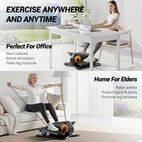 Mini stepper d'exercice avec écran LCD, résistance hydraulique, appareil de fitness à domicile pour le tonification des jambes et l'entraînement cardio quotidien