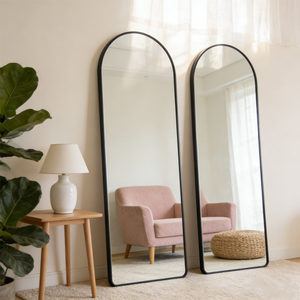 Trending Products 2025 Modern Simple Fashion <b>Arch</b> Design Wall <b>Full</b> <b>Length</b> Customized Size Floor <b>Mirror</b> Living Room - Product Image 5