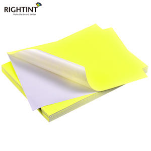 Fabricant en gros de papier autocollant <span class=keywords><strong>fluorescent</strong></span> auto-adhésif au format A4 en vinyle durable pour l'école, le bureau et les étudiants papier de copie couleur - Product Image 4