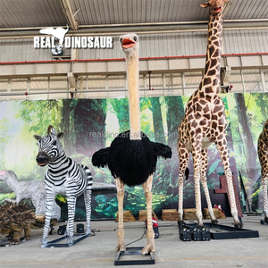 Safari Park Zoo Animales realistas personalizados Animatronic Modelo de simulación de avestruz - Product Image 4