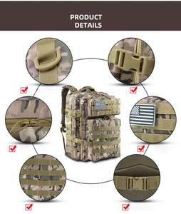 ODM Large Capacity Multifunction Tactical Camouflage <b>Backpack</b> Unisex Waterproof Survival Bag Hunting Mochila Polyester Bag - Product Image 6