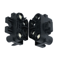 Connecteur de tiroir de haute qualité IP33 avec contact en cuivre, boîtier PBT, mâle/femelle, 120A 1000V, 6 puissances/2 signaux, automobile