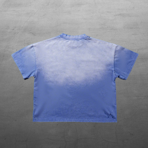 Camiseta Gráfica Personalizada para <span class=keywords><strong>Hombre</strong></span>, Estilo Urbano, Oversize, Hombro Caído, Tejido Pesado, Vintage, Lavado Ácido - Product Image 2