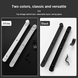 Riel oculto montado en la parte inferior, archivo de cocina, cierre suave, montaje lateral deslizante, corredores de gabinete plegables, tobogán de cajón de plástico - Product Image 4