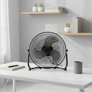 High Velocity Mechanical Control AC Motor 3-Speed <b>Metal</b> Construction Air Cooling <b>Fan</b> for Hotel Use - Product Image 3