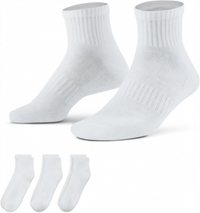 Breathable Cotton Crew Sports <b>Socks</b> Quick Dry Anti Slip Athletic <b>Socks</b> for <b>Running</b> Basketball Training - Product Image 1