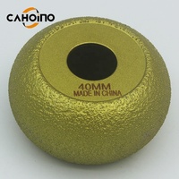 Fabricants 3 pouces profil diamant brasé sous vide à rainurage à la main meule de mise en forme pour marbre granit quartz