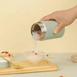 Pot de nourriture isolé en acier inoxydable de 9oz pour enfants, <span class=keywords><strong>thermos</strong></span> à soupe anti-fuite à large bouche, ensemble de récipients pour tasse mignonne chaude de <span class=keywords><strong>24h</strong></span> et froide de 12h - Product Image 6