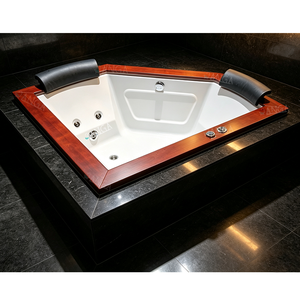 Baignoires de massage intérieures de luxe, grandes, encastrables, Jacuzzi Spa Whirlpool pour couple, 2 personnes, installation encastrée - Product Image 3